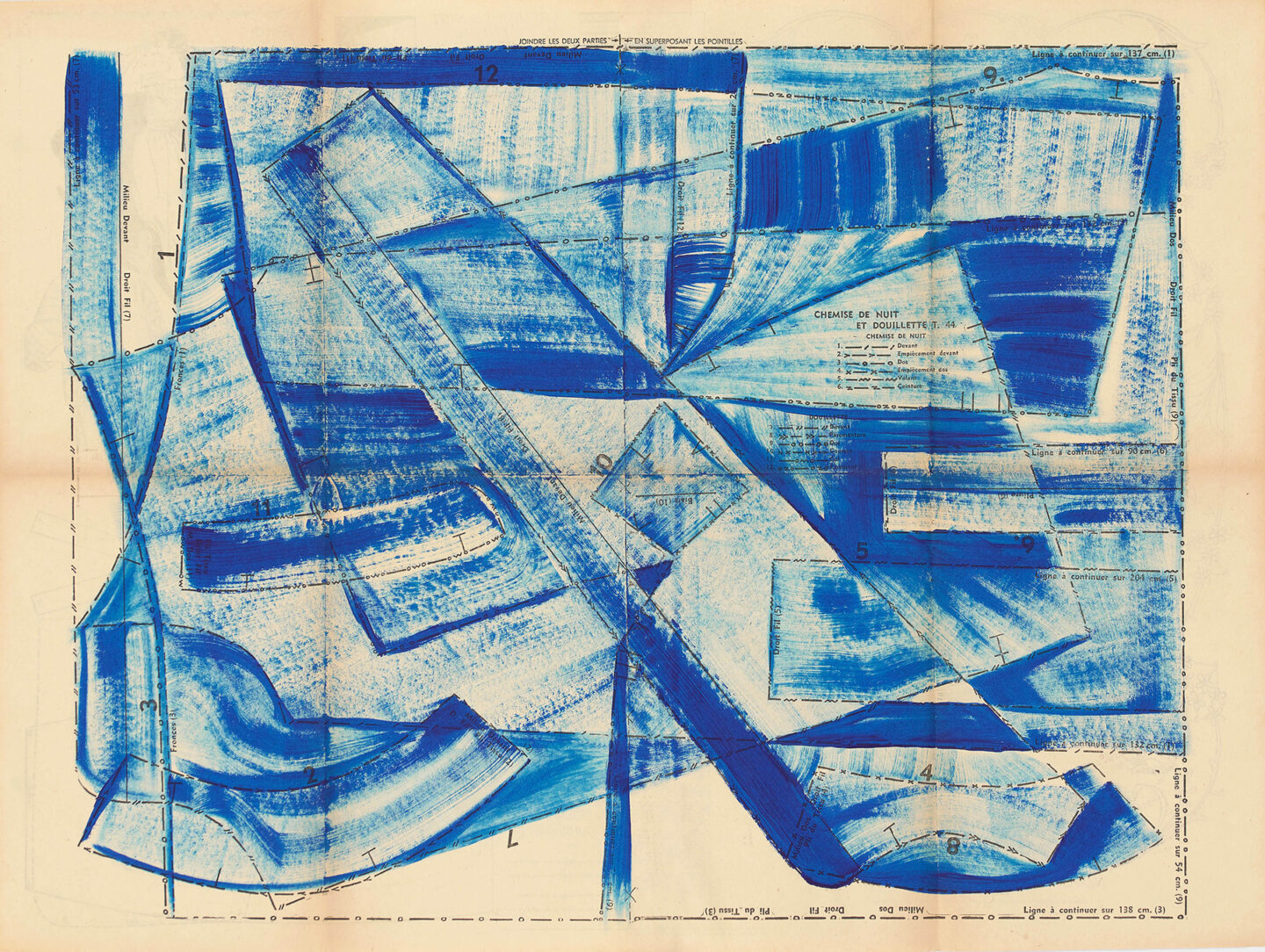 Traversing Through Blue X