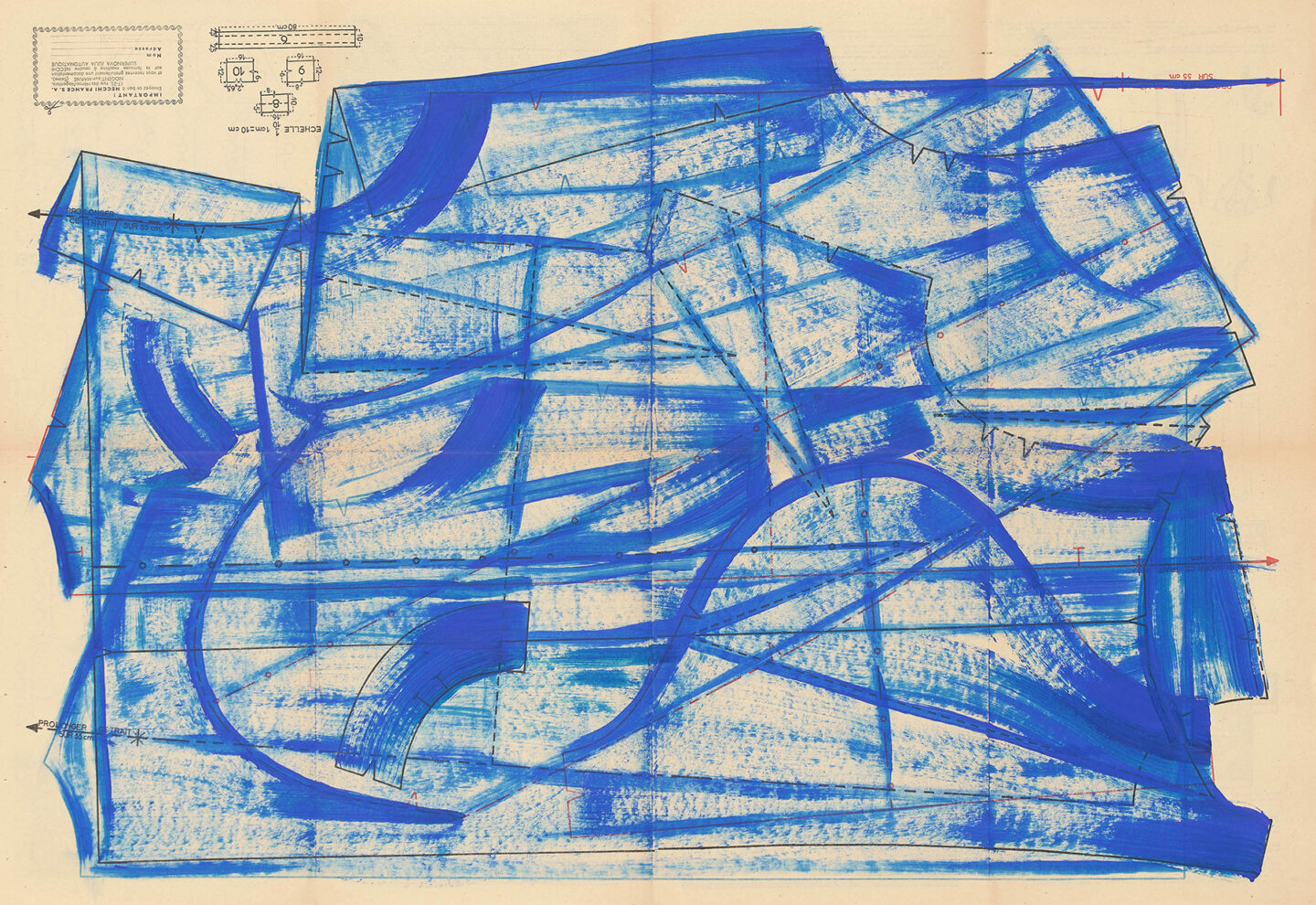 Traversing Through Blue XI