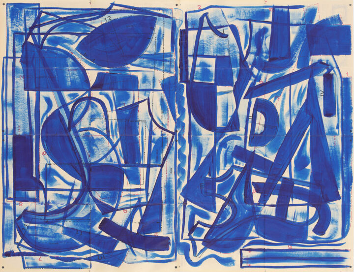 Traversing Through Blue XVIII